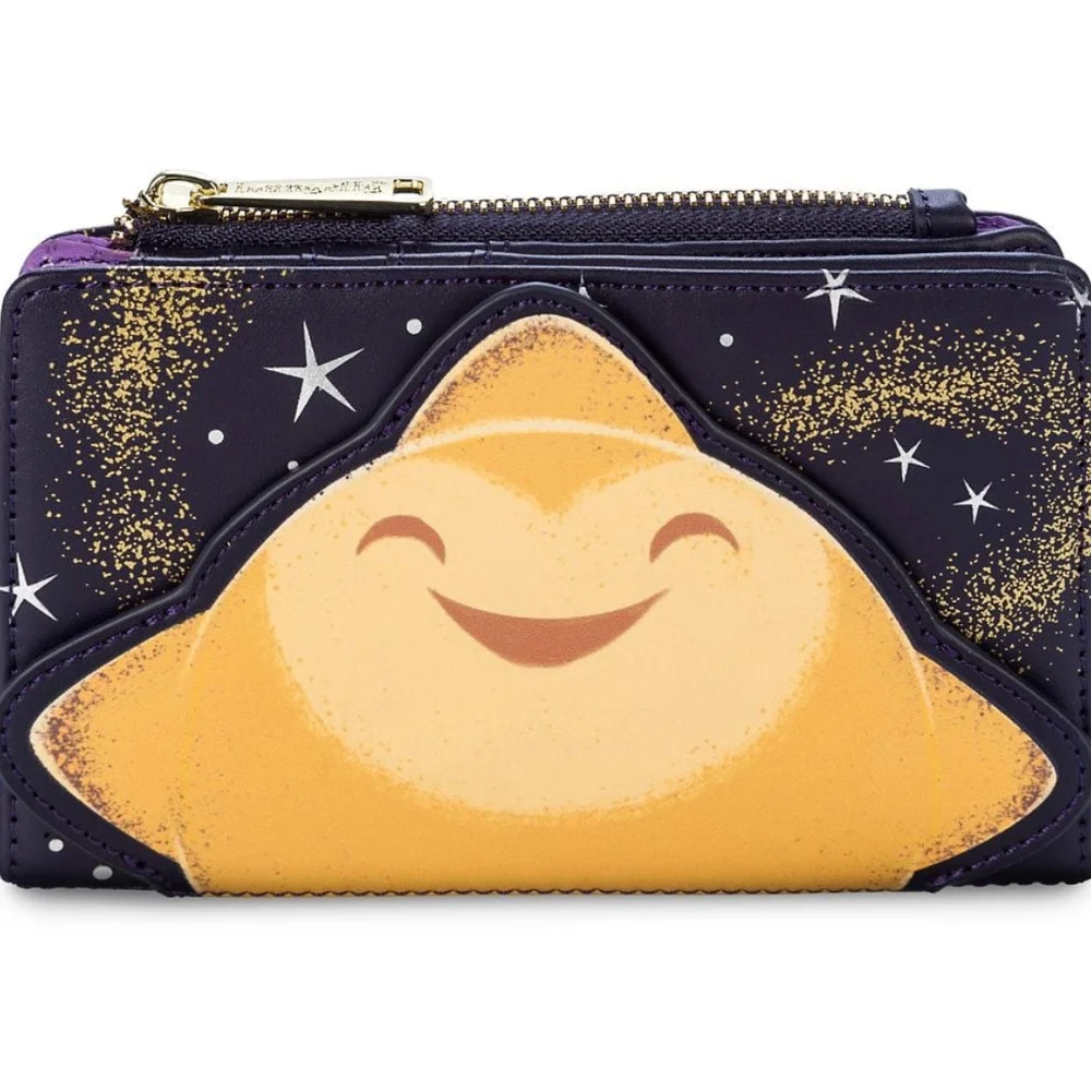 DISNEY Star Loungefly Wallet Wish NWT Still in Plastic. Glows In The Dark